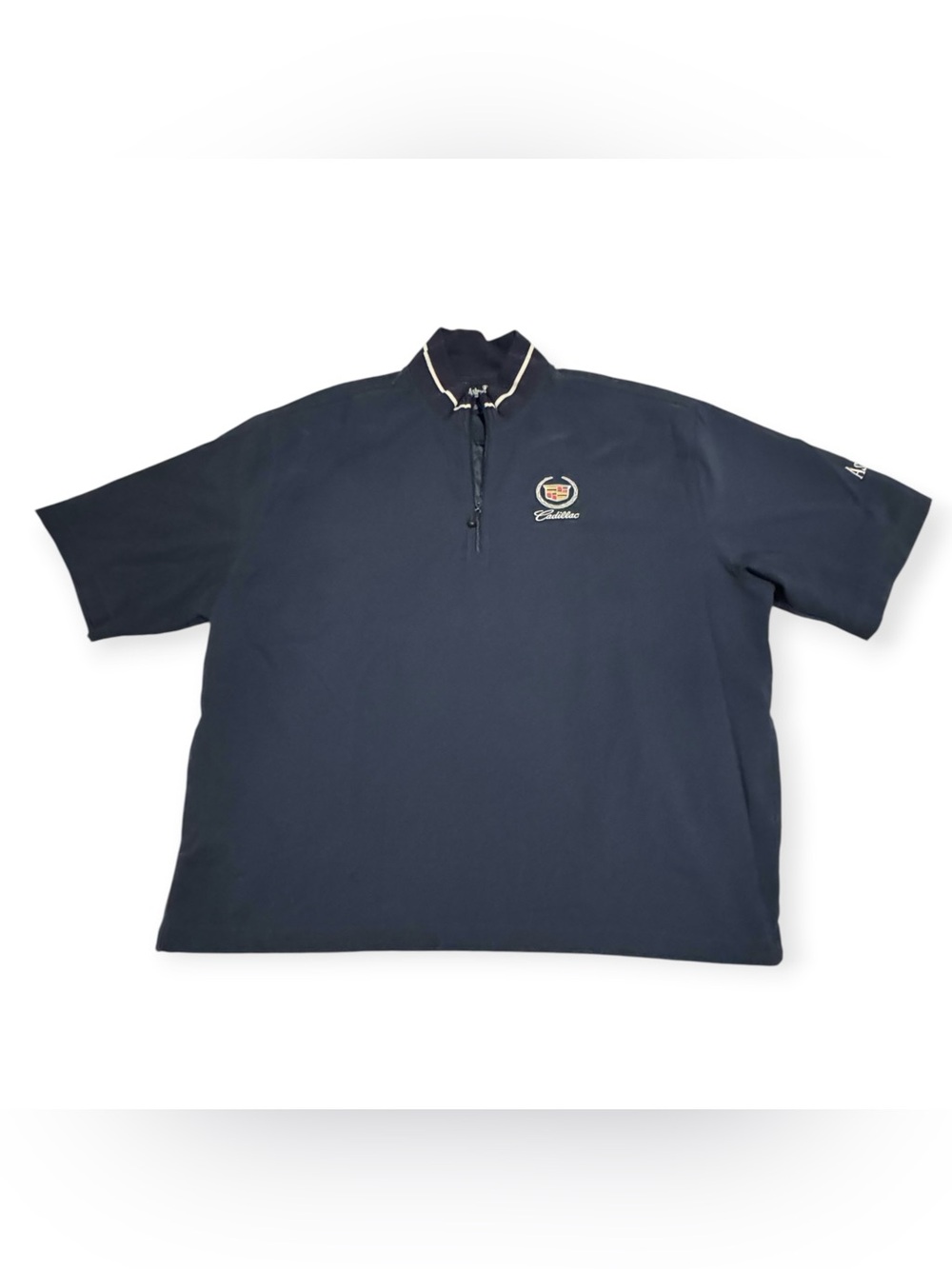 Navy Blue Men's Ashworth Cadillac 1/4 Zip Shirt